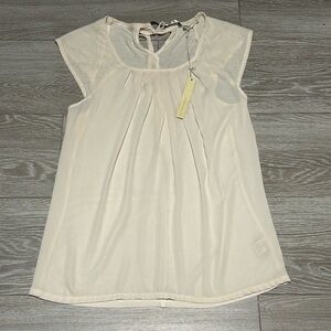 Lauren Conrad Sleeveless Top with Tie Neck